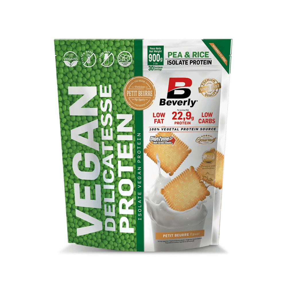 Protein Complex Vegan Delicatesse - 900g - Galletas - Proteína Vegetal - Beverly Nutrition_0