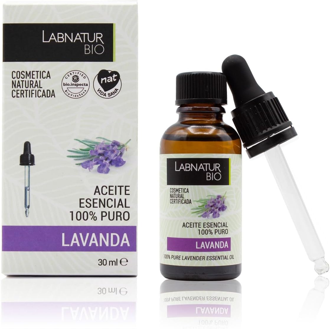 Aceite de Lavanda 100% Puro | Calmante y Relajante Natural | Equilibrante Piel y Cabello | Aromaterapia y Cuidado Facial_2