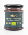 Crema de Anacardos, Macadamia y Arándanos BIO Natuvid (170g) | 100% Natural, Vegana, Sin Gluten y Sin Lactosa
