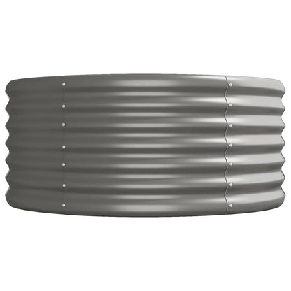 Jardinera Arriate Acero Galvanizado Gris 368x80x36 Cm_3