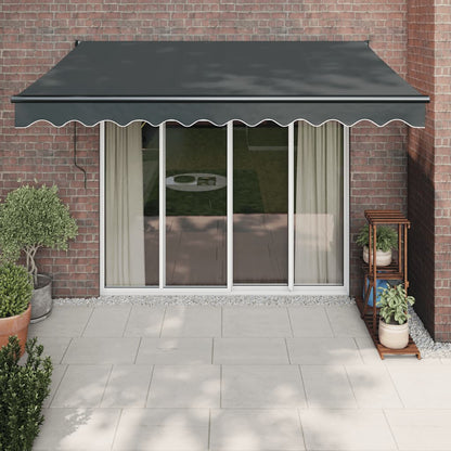 Toldo Retráctil Automático Gris Antracita 3x2,5 M_1
