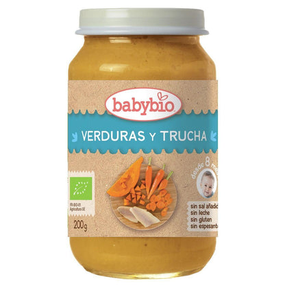 Tarrito Verdura y Trucha (a partir de 6 meses) babybio 200g