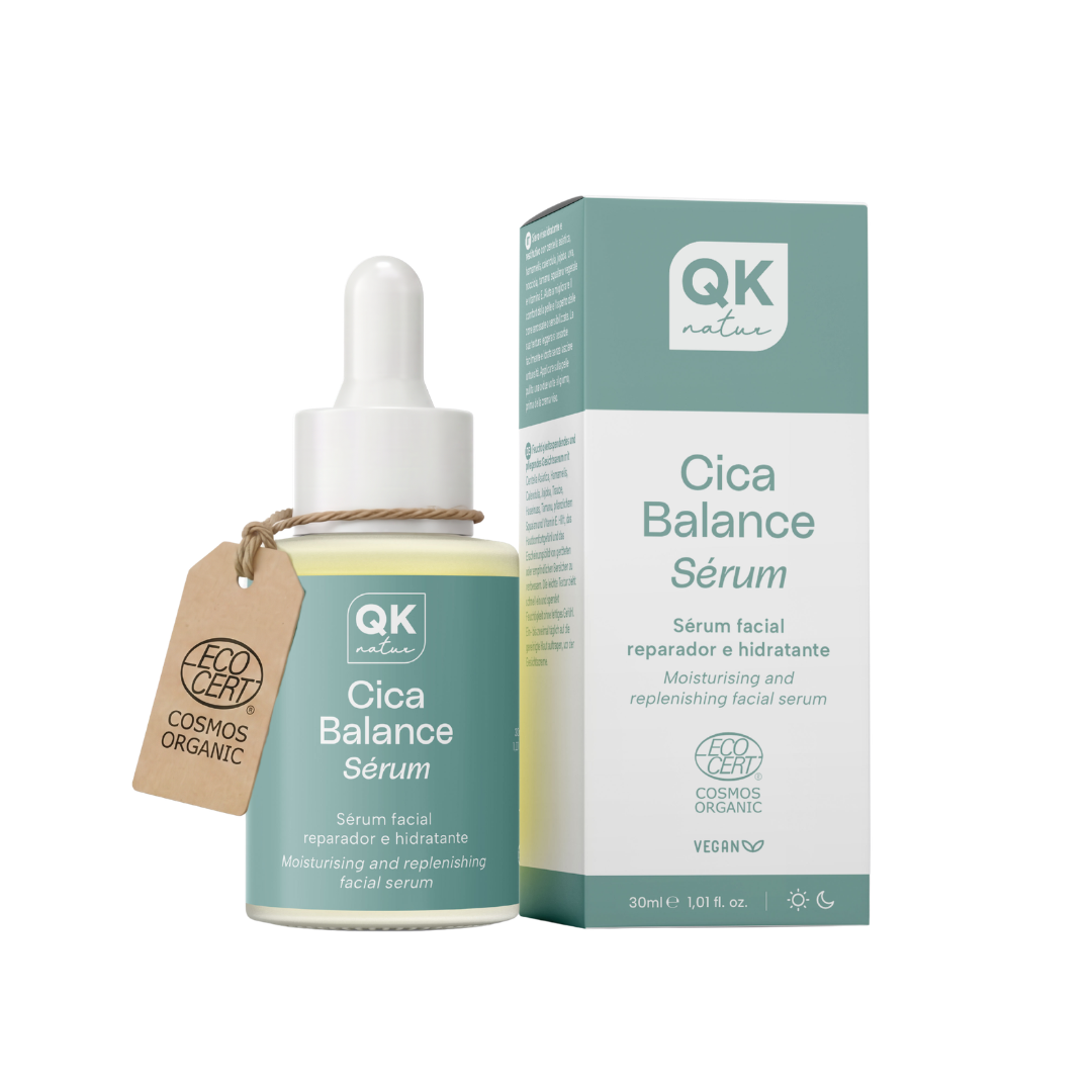 QKnatur - Cica Balance Sérum Facial Reparador Con Centella Asiática, Hamamelis Y Caléndula | Para Piel Sensible | 30 Ml_0