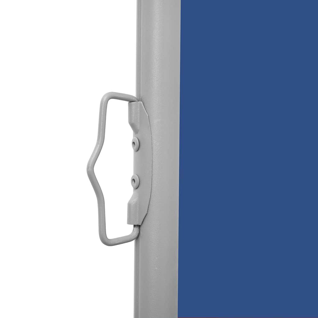 Vidaxl Toldo Lateral Retráctil Para Patio Azul 140x600 Cm_4