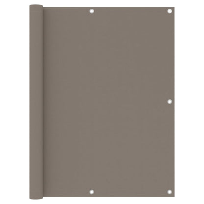 Vidaxl Toldo Para Balcón De Tela Oxford Gris Taupé 120x500 Cm_0