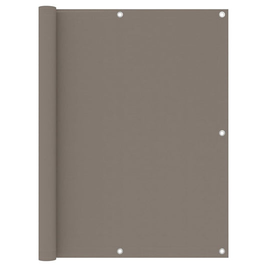 Vidaxl Toldo Para Balcón De Tela Oxford Gris Taupé 120x600 Cm_0