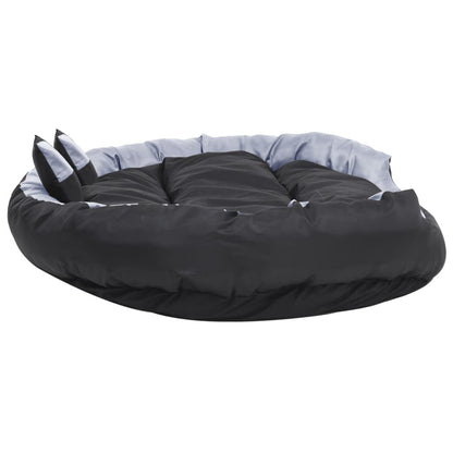 Vidaxl Cojín Para Perro Reversible Y Lavable Gris Y Negro 150x120x25 Cm_3