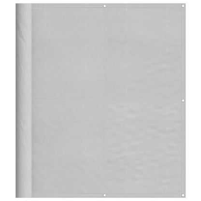 Vidaxl Pantalla De Balcón 100% Poliéster Oxford Gris Claro 120x400 Cm_0