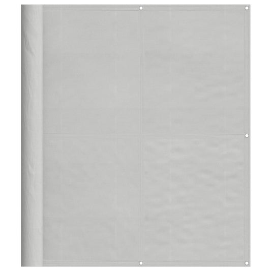 Vidaxl Pantalla De Balcón 100% Poliéster Oxford Gris Claro 120x400 Cm_0