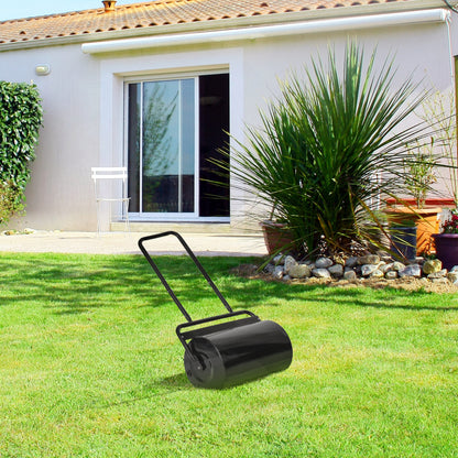 Rodillo Para Césped Outsunny Acero, Metal Negro 58x32.5x113cm_1