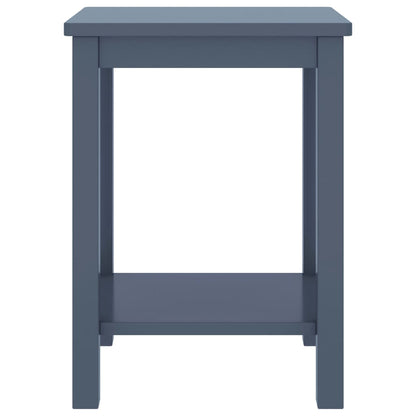 Vidaxl Mesita De Noche Madera Maciza De Mango Gris Claro 40x30x50 Cm_1