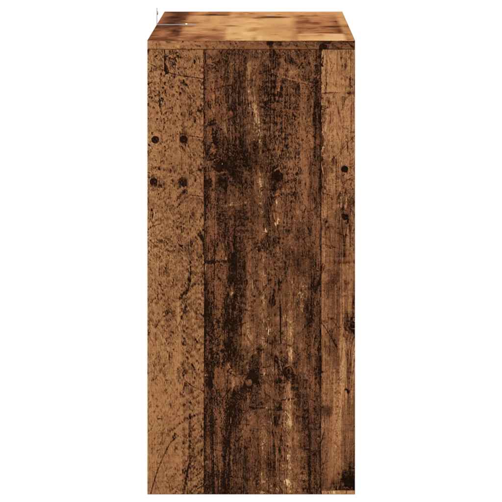Mesa Consola Madera Ingeniería Madera Envejecida 100x35x76,5 Cm_3