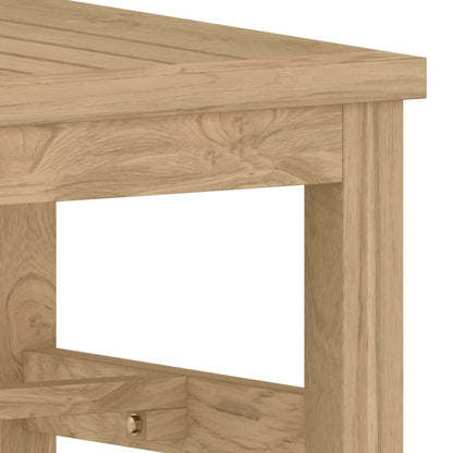 Mesa De Centro Madera Maciza De Teca 45x45x30 Cm_4