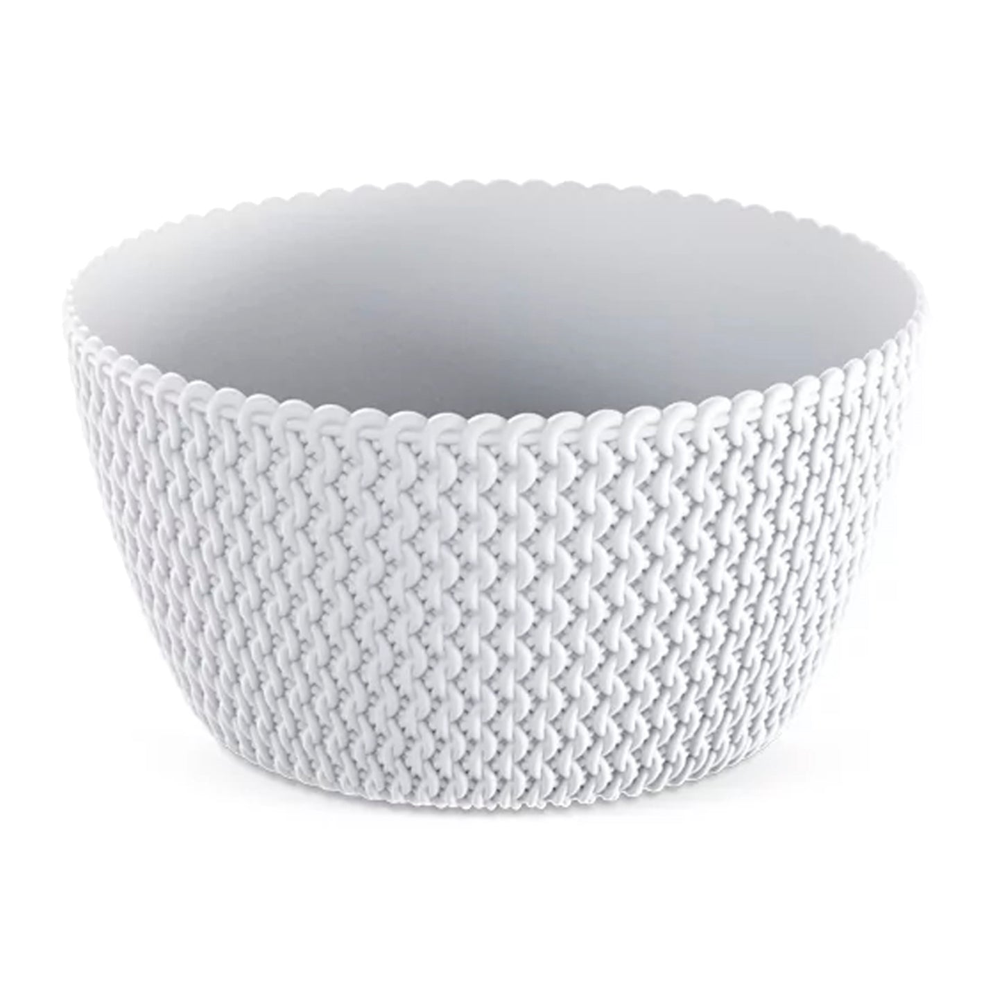 Tazón Macetero Splofy 3,8l., Dimensiones (mm) 236x236x123, Color Blanco