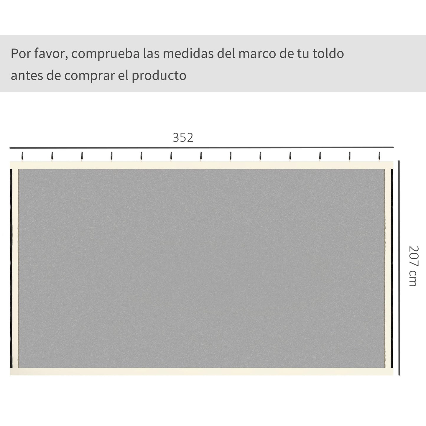 Outsunny 4 Paneles Laterales 3_2