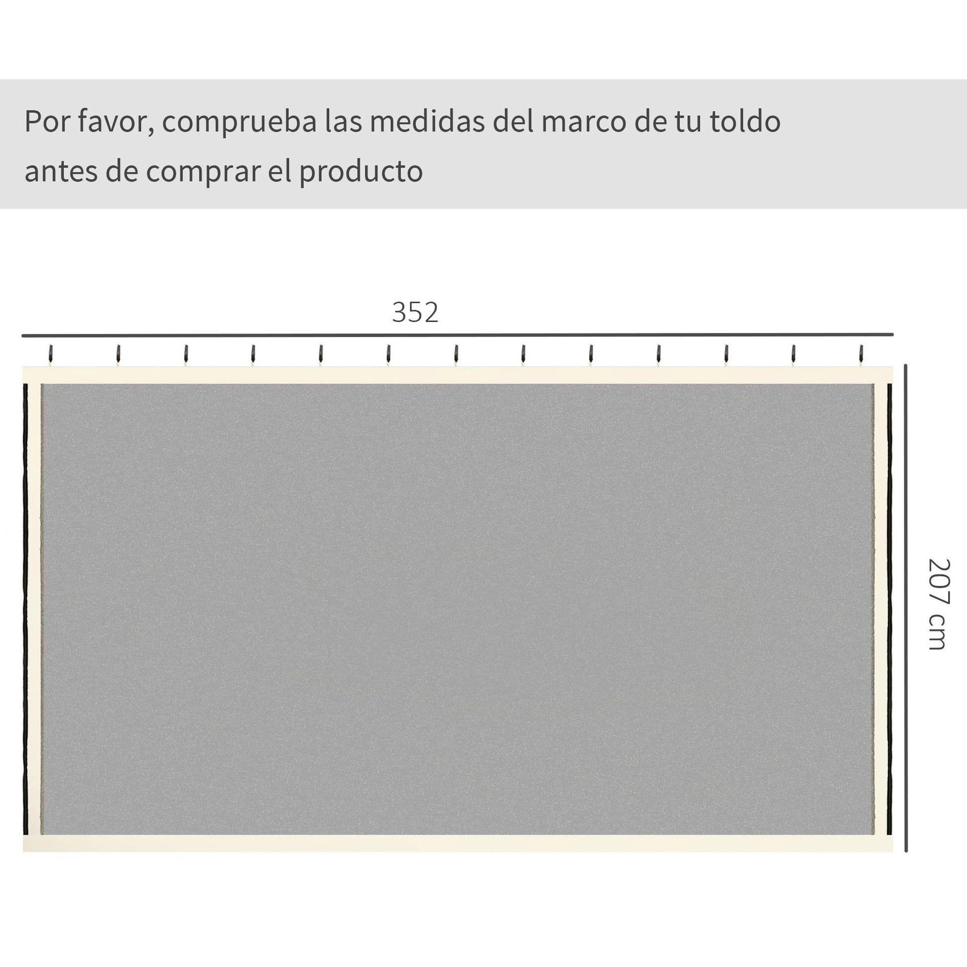 Outsunny 4 Paneles Laterales 3_2