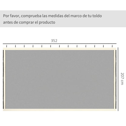 Outsunny 4 Paneles Laterales 3_2