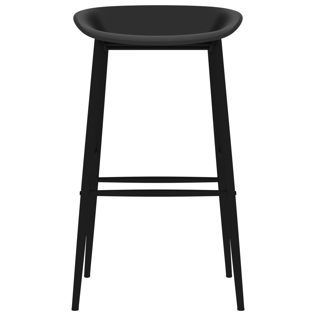 Taburetes De Cocina 4 Unidades Negro_1