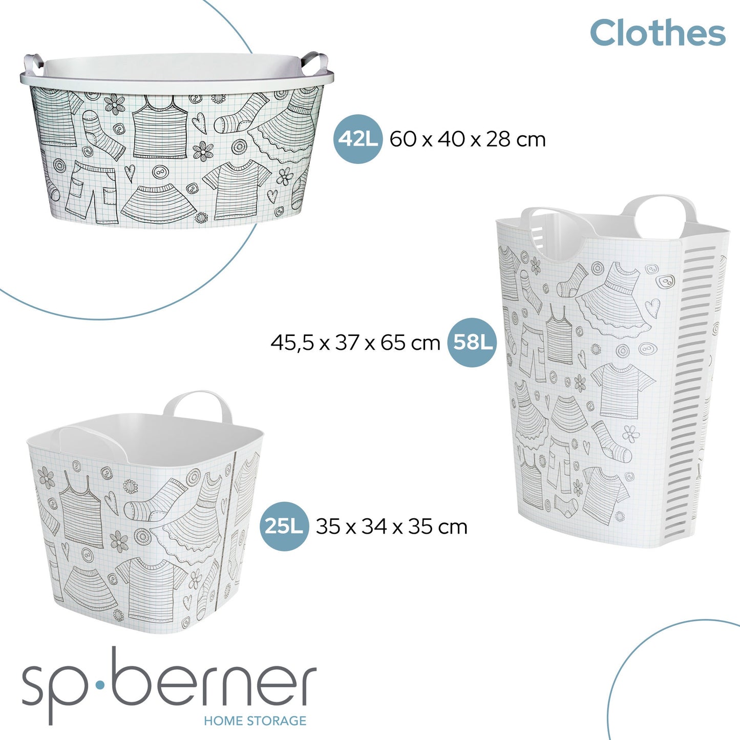 Life Story Cesto De Colada Hamper 58l Clothes