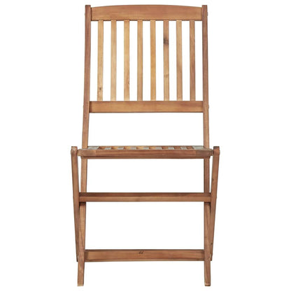 Vidaxl Sillas De Jardín Plegables 8 Uds Madera Maciza Acacia Y Cojines_4
