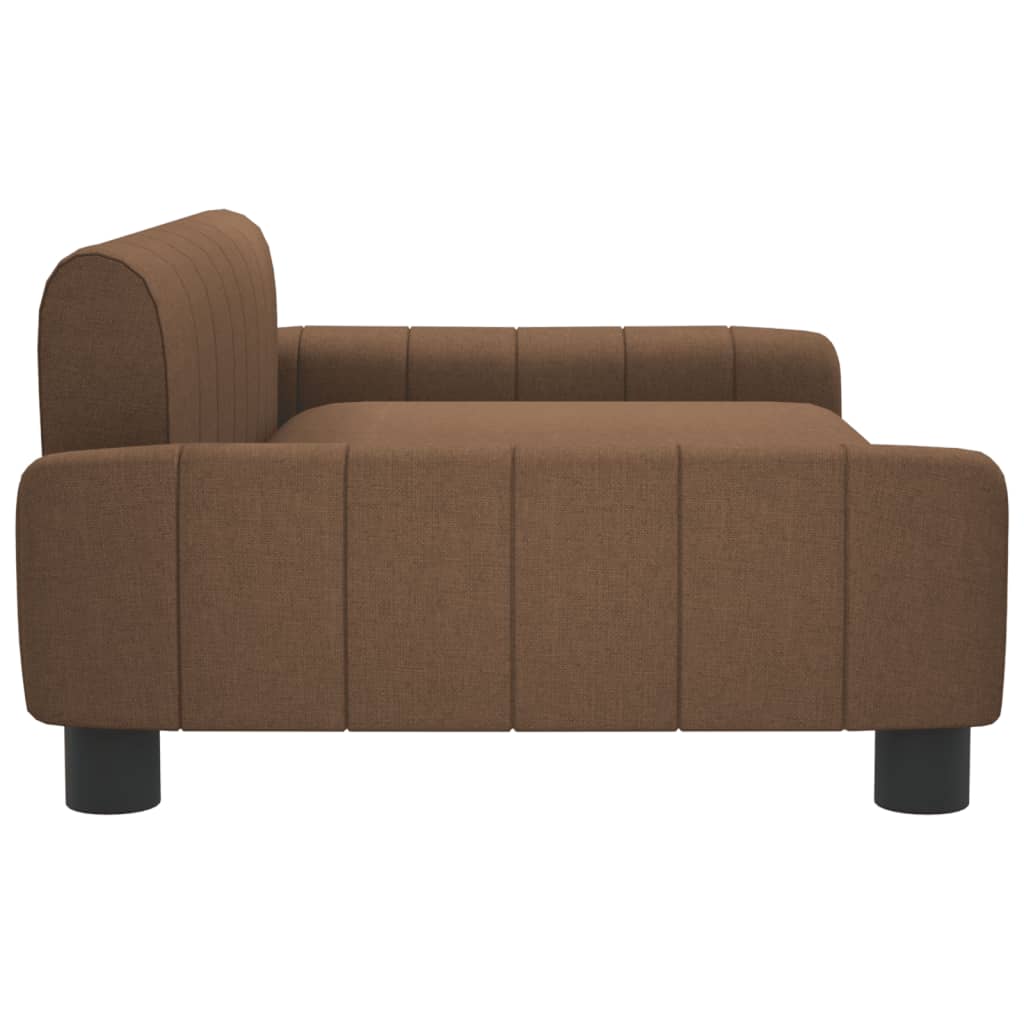 Cama Para Perros De Tela Marrón 90x53x30 Cm / Vetonek_0