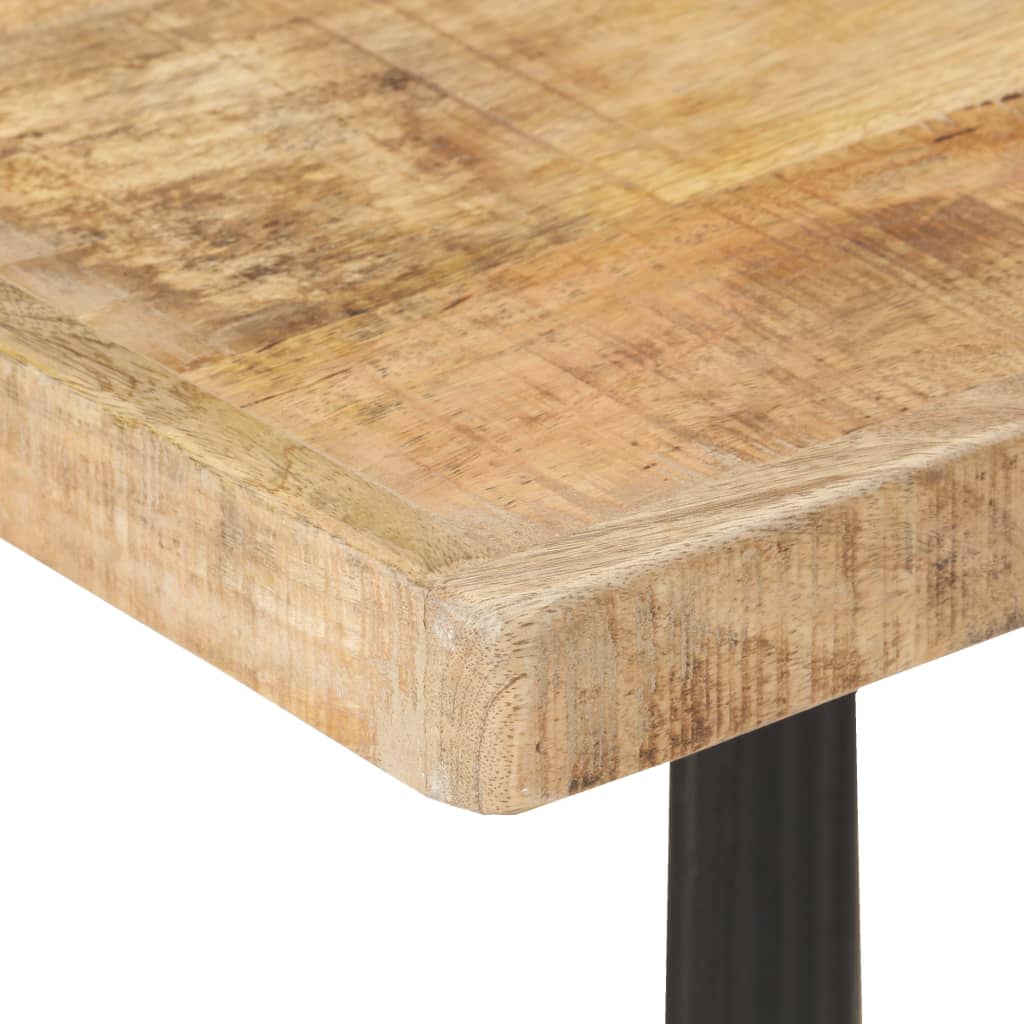 Mesa De Bistró Madera De Mango Rugosa 60x60x77 Cm_1