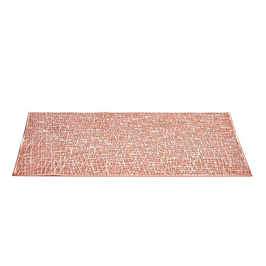 Tapete Rectangular Plastico Rosa Colección Kinvara
