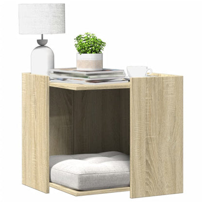 Vidaxl Mueble Arenero Para Gatos Madera Roble Sonoma 53x53x51 Cm_1