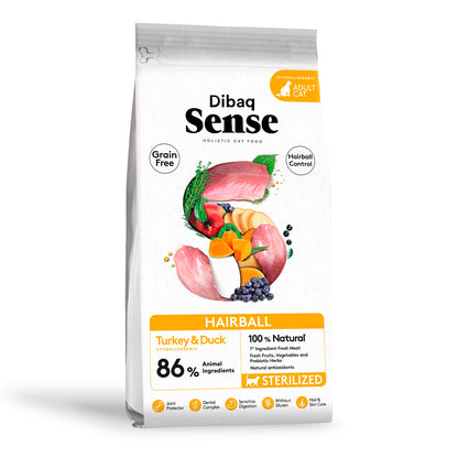 Dibaq Sense Grain Free Hairball 1,5 Kg_0
