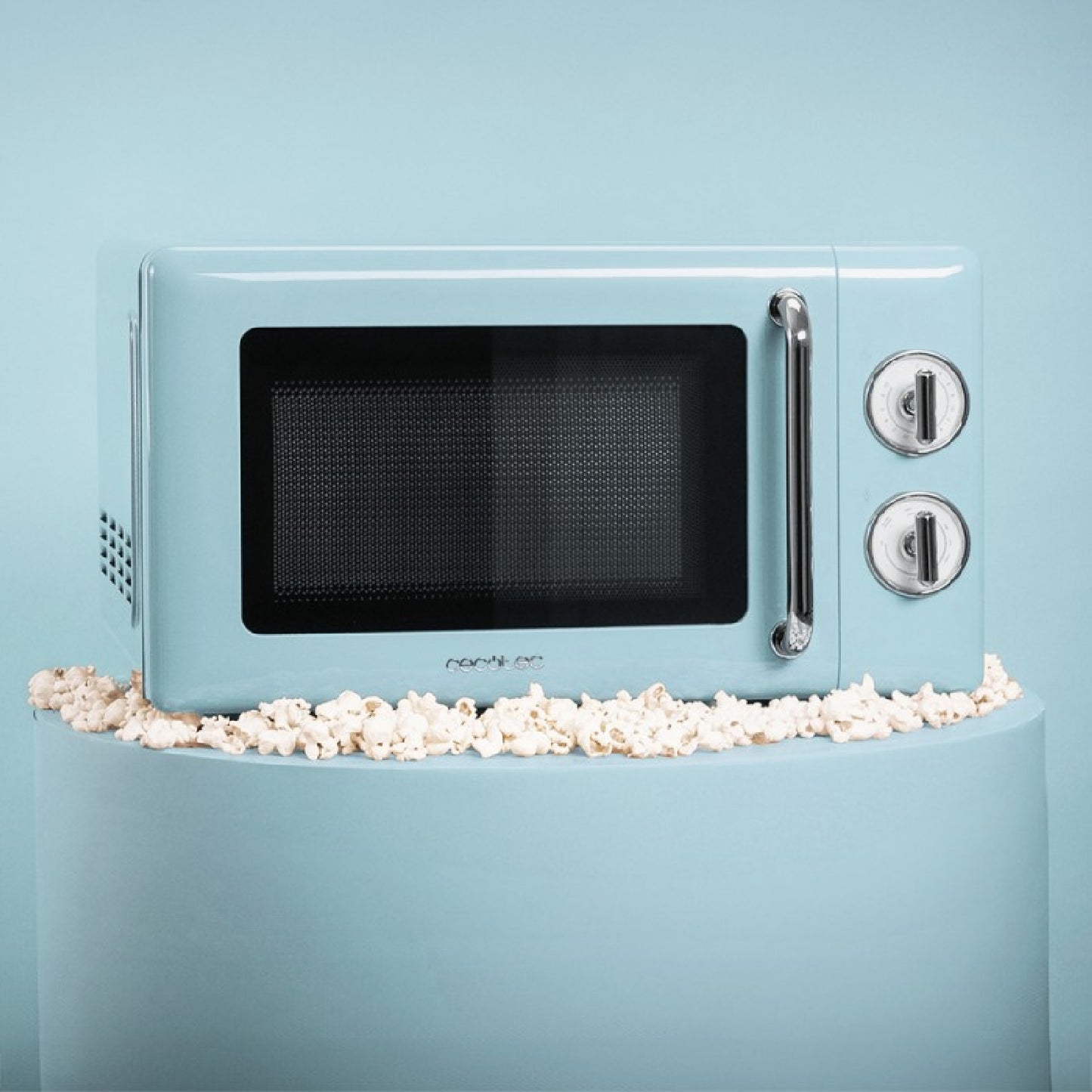 Microondas Mecánico Con Grill De 20 L Proclean 3110 Retro Blue. 700 W En 6 Niveles, Temporizador Hasta 30 Minutos, Modo Descongelación, Diseño Vinta_2