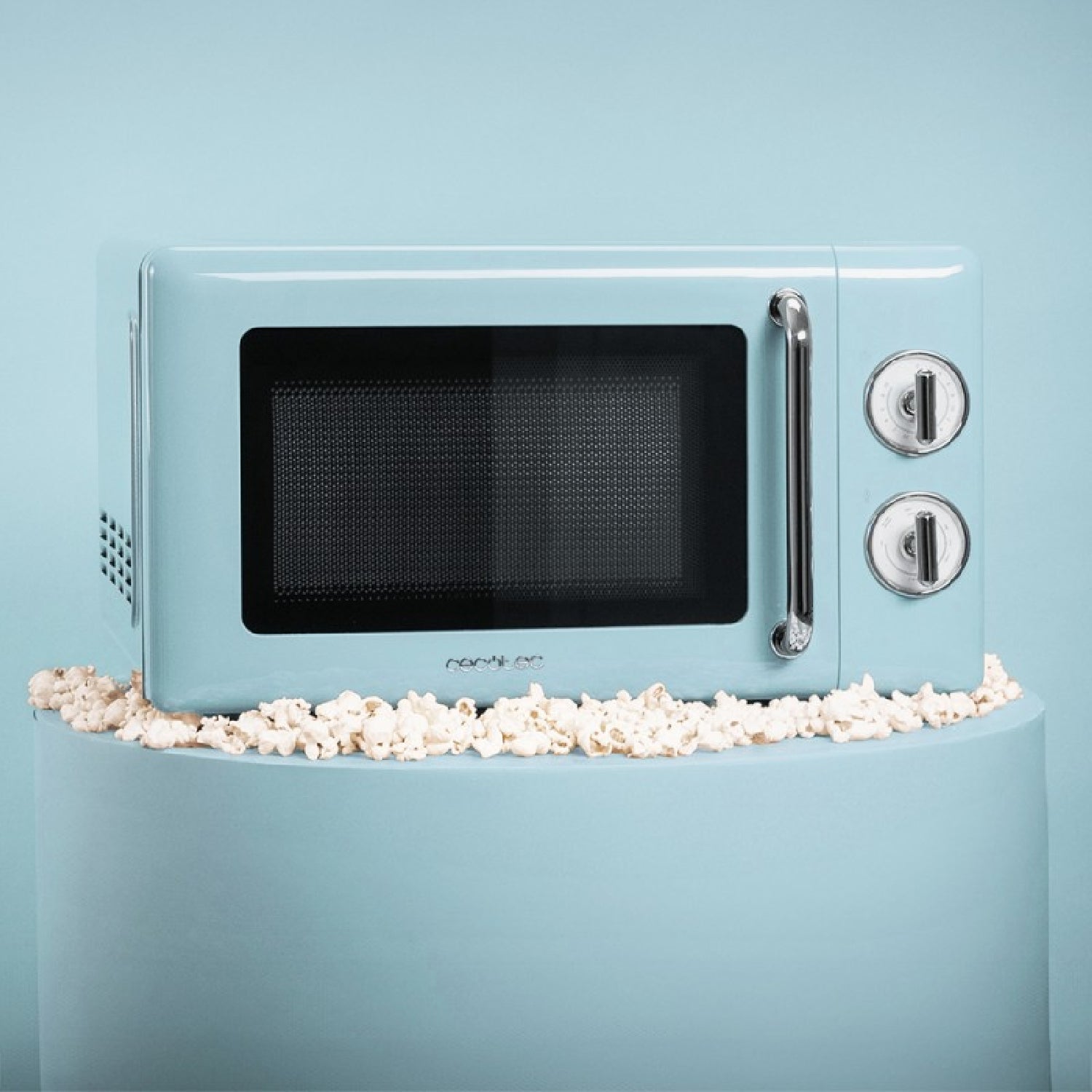 Microondas Mecánico Con Grill De 20 L Proclean 3110 Retro Blue. 700 W En 6 Niveles, Temporizador Hasta 30 Minutos, Modo Descongelación, Diseño Vinta_2