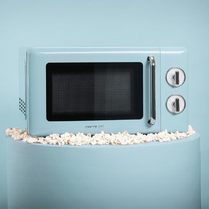 Microondas Mecánico Con Grill De 20 L Proclean 3110 Retro Blue. 700 W En 6 Niveles, Temporizador Hasta 30 Minutos, Modo Descongelación, Diseño Vinta_2