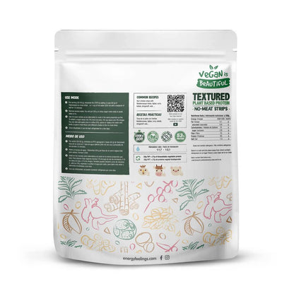 Proteína Vegetal Texturizada (PVT) Tiras de no carne ecológica 400 g