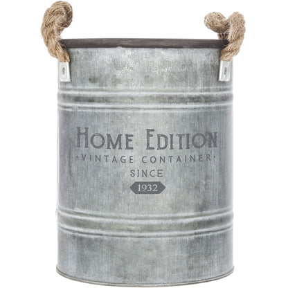 Set De 2 Maceteros De Zinc Max D22,5 Cm