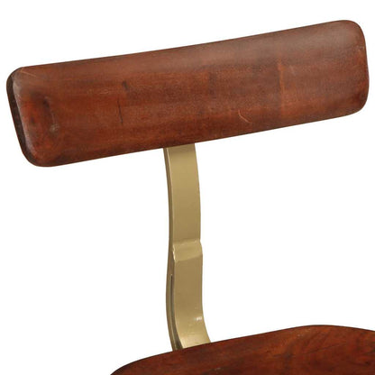 Taburetes De Barra 2 Uds 49x43x88 Cm Madera Maciza De Mango_3