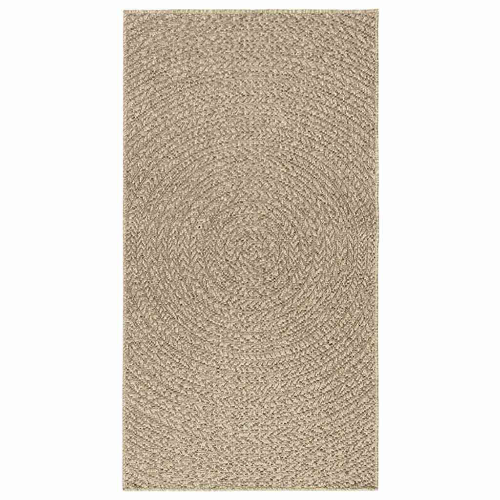 Vidaxl Alfombra Zizur Apariencia Yute Interior Exterior Beige 80x150cm_0
