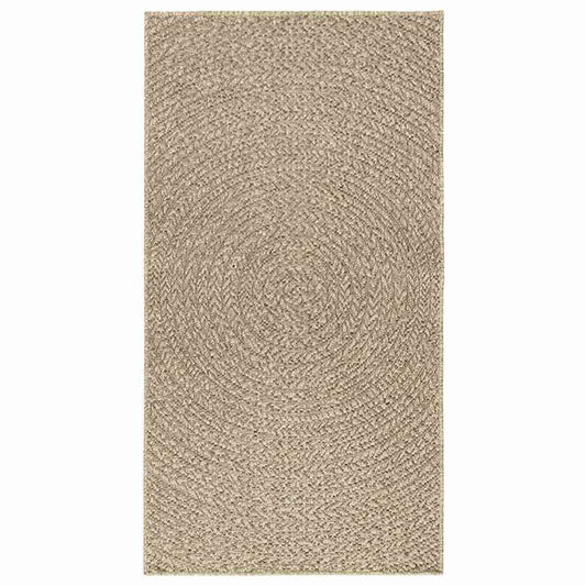 Vidaxl Alfombra Zizur Apariencia Yute Interior Exterior Beige 80x150cm_0