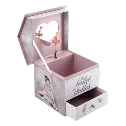 Joyero Musical Con Bailarina 14,3x14,2x16cm