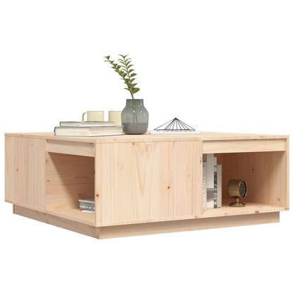 Mesa De Centro De Madera Maciza De Pino 100x101x40,5 Cm_2