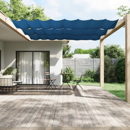 Vidaxl Toldo Vertical Tela Oxford Azul 140x1200 Cm_1