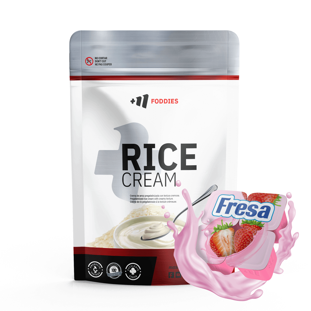 Rice Cream (crema De Arroz Pregelatinizada) - 2kg - Fresa - Fuente De Carbohidratos De Buena - Masmusculo_0