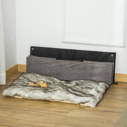 Pawhut Sofá Cama Para Mascotas Con Cojín Extraíble Patas De Madera 81x56x23,5 Cm_3