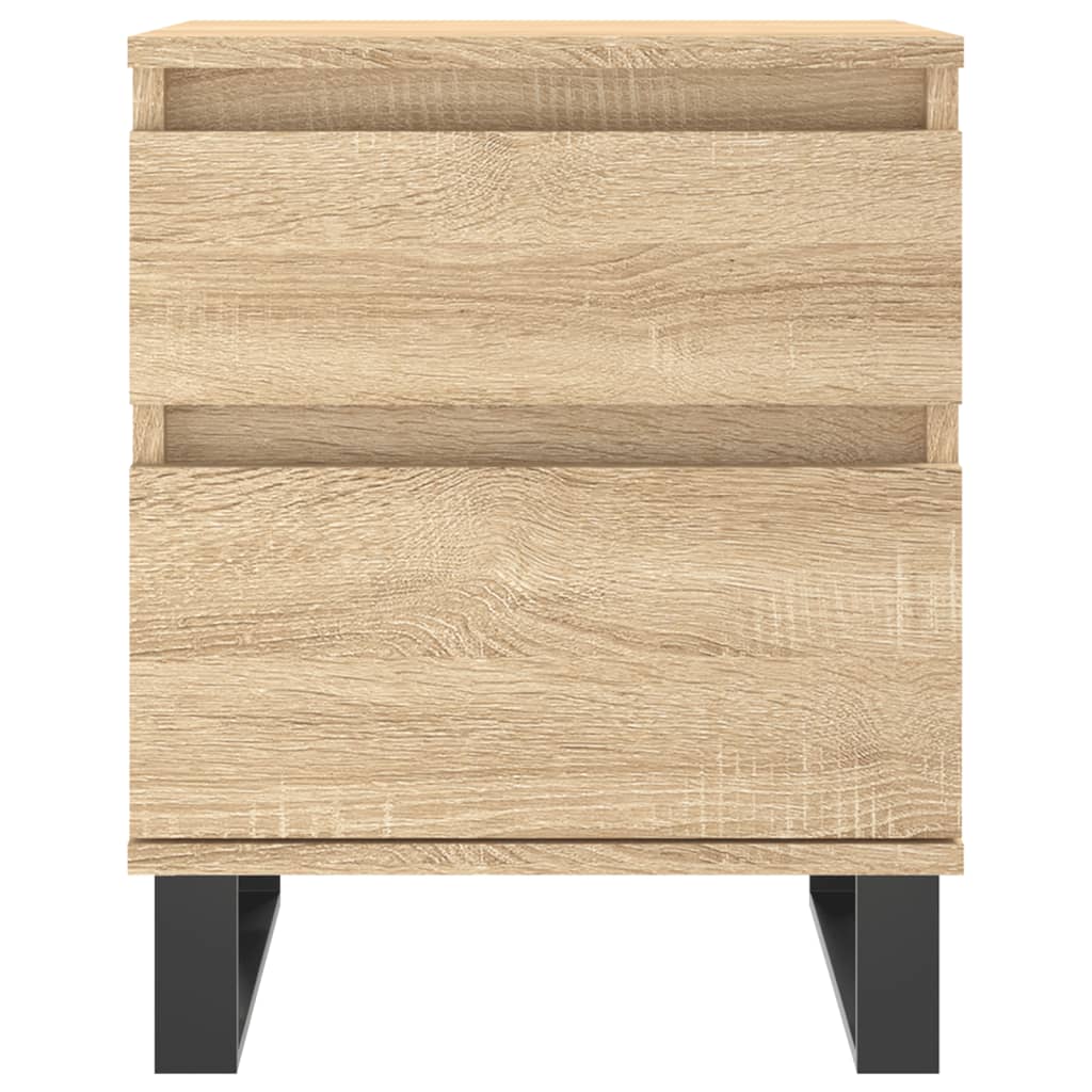 Mesitas Noche 2 Uds Madera Ingeniería Roble Sonoma 40x35x50 Cm_4