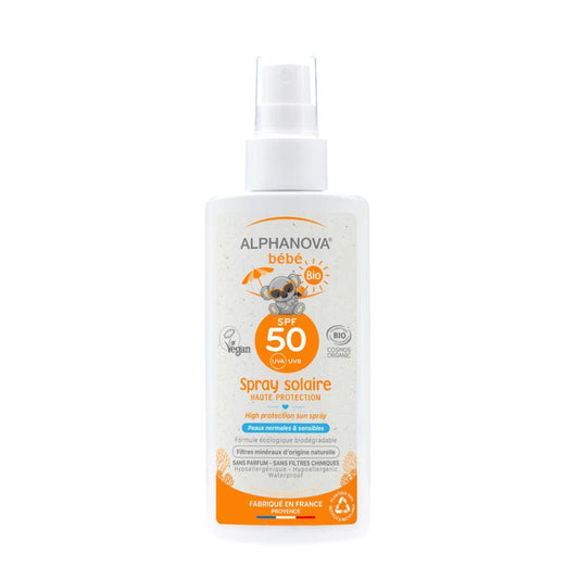 Protector Solar  Ecológico Bebé SPF 50 Alphanova 125 ml