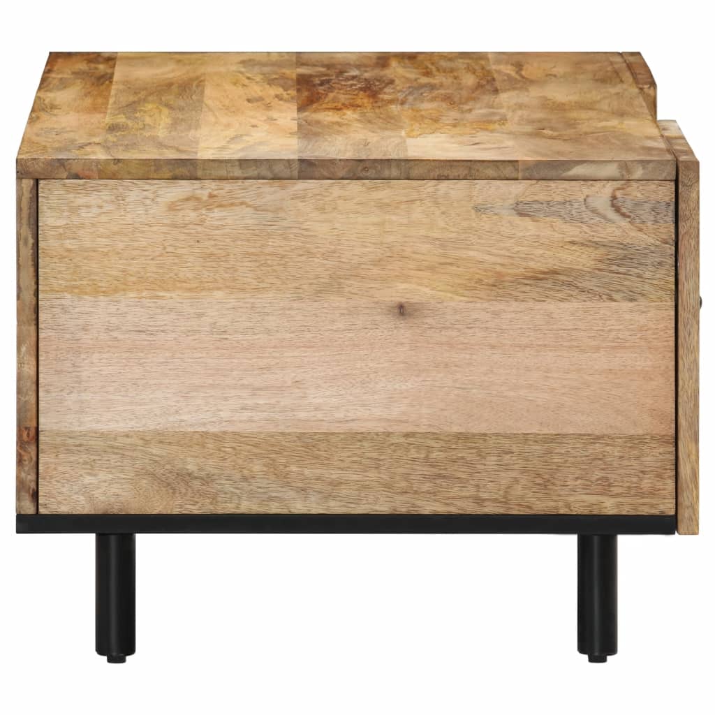 Mesa De Centro De Madera Maciza Mango 100x54x40 Cm_4