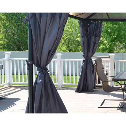 Set Cortinas para gazebo cenador Martinique 5000 + Milano 4300 Canopia by Palram
