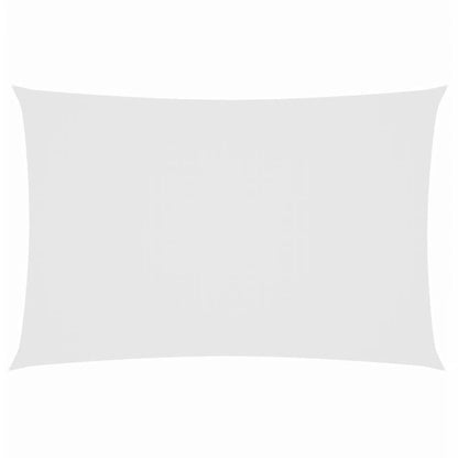 Vidaxl Toldo De Vela Rectangular Tela Oxford Blanco 2x4,5 M_0