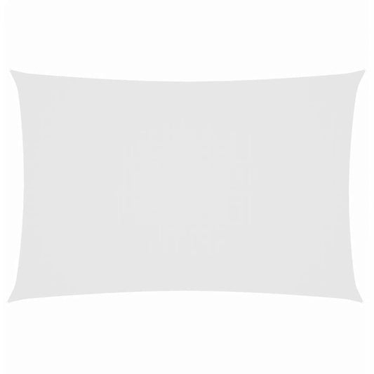 Vidaxl Toldo De Vela Rectangular Tela Oxford Blanco 2x4,5 M_0