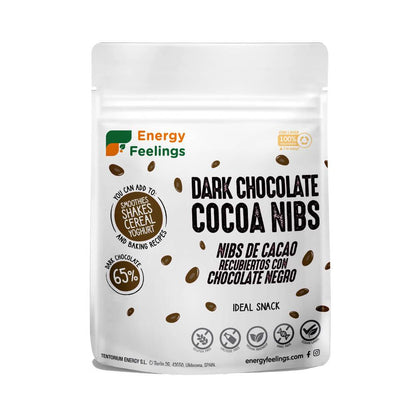 NIBS BAÑADOS EN CHOCOLATE: (200 g) Doypack