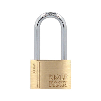 Candado Laton Arco Largo 50 Mm. Arco Endurecido. Candado Maletas, Candado Taquillas, Candado Puertas